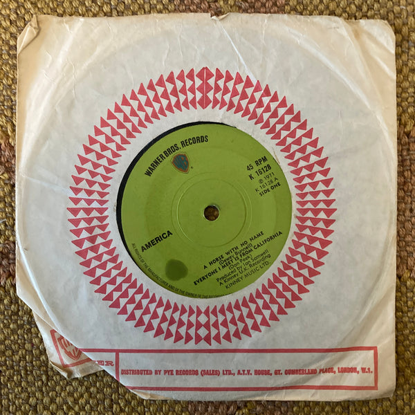 USED 45s - America - A Horse With No Name b/w Sandman