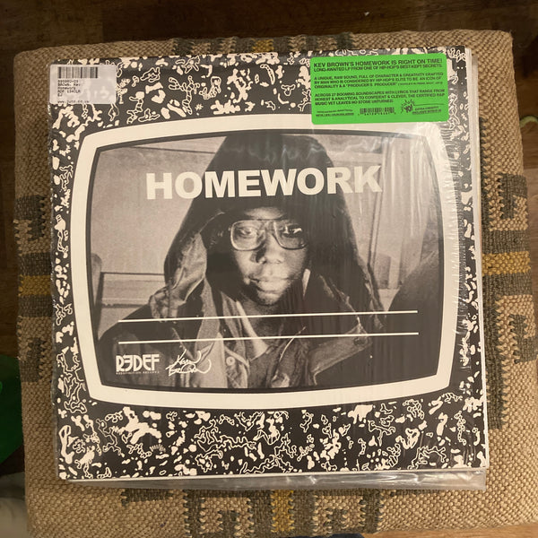 USED - Kev Brown – Homework +7" with 2 bonus tracks