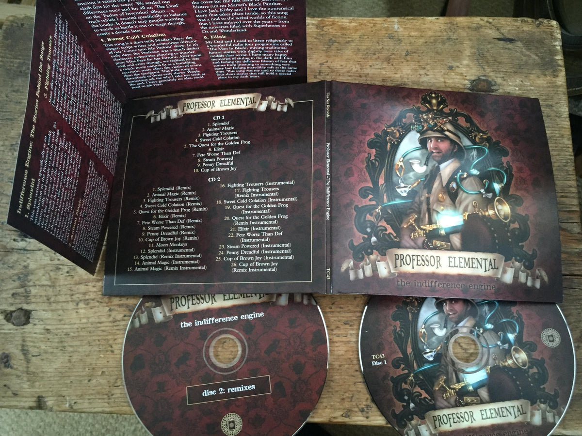 Professor Elemental - The Indifference Engine – Tea Sea Records Shop